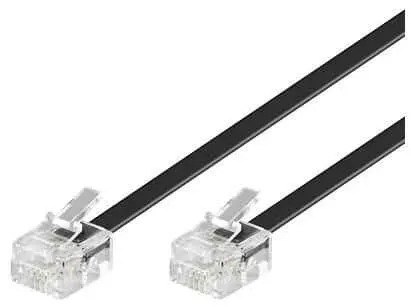 Microconnect ModularCable RJ11 telefoonkabel 2m 6P/4C