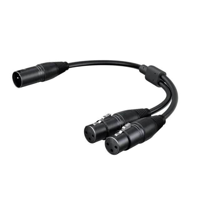 CableCreation XLR Splitter Kabel Y 1-Pack Gebalanceerd