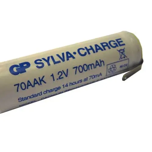 T.E.G. 1.2V NiCd-batterij 700mAh industrieel