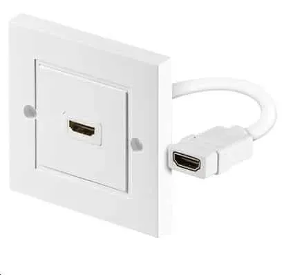 Microconnect HDMI wandcontactdoos 1-poort 4K wit