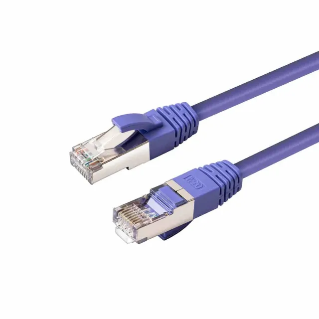 Microconnect CAT6 S/FTP netwerkkabel 0,5 meter paars
