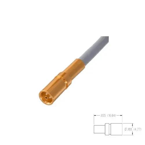 T.E.G. MCX female stekker RG174-316-188 coax