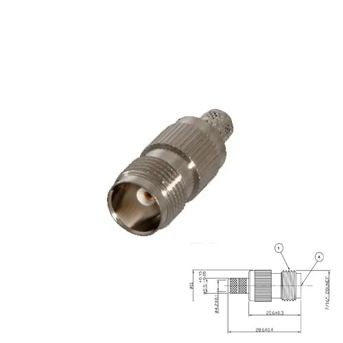 T.E.G. TNC female krimp stekker RG59 RG62