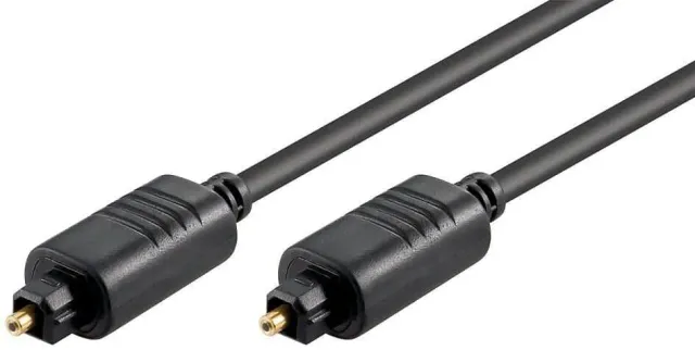 Microconnect Toslink M-M optische kabel 10m zwart digitaal
