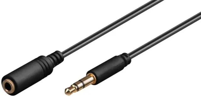 Microconnect 3,5 mm minijack verlengkabel 0,5 m stereo