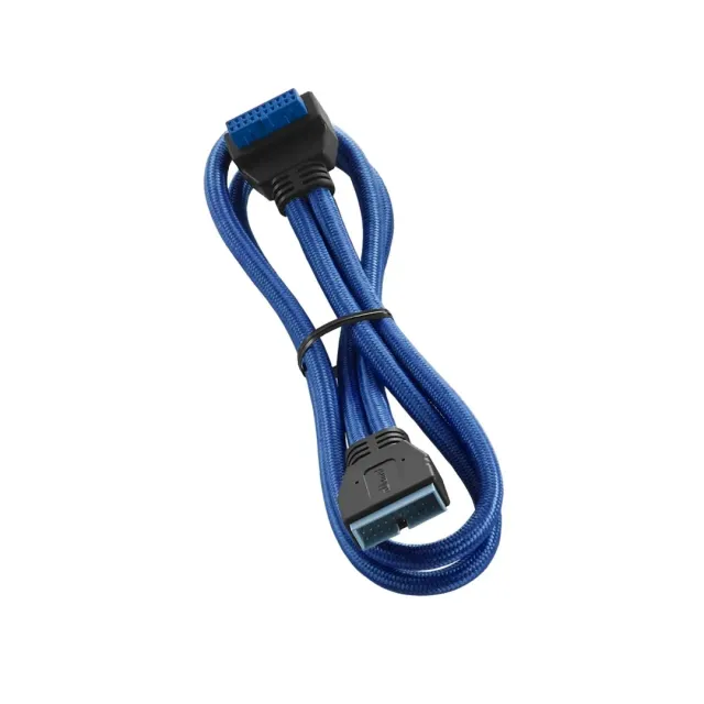 CableMod ModFlex Right Angle USB 3.0 verlengkabel 50cm blauw