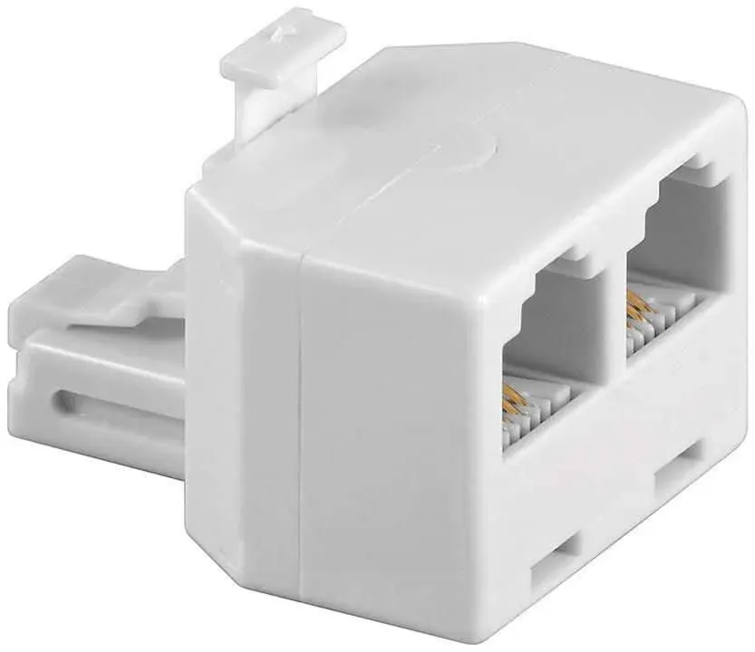 Microconnect ISDN splitter RJ11 1 naar 2 T-adapter