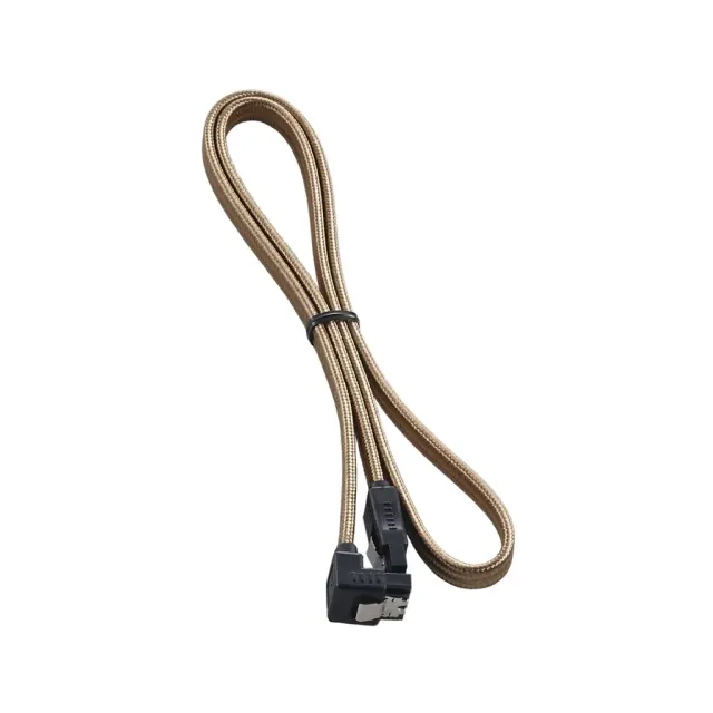 CableMod ModFlex SATA kabel 60cm goud haaks