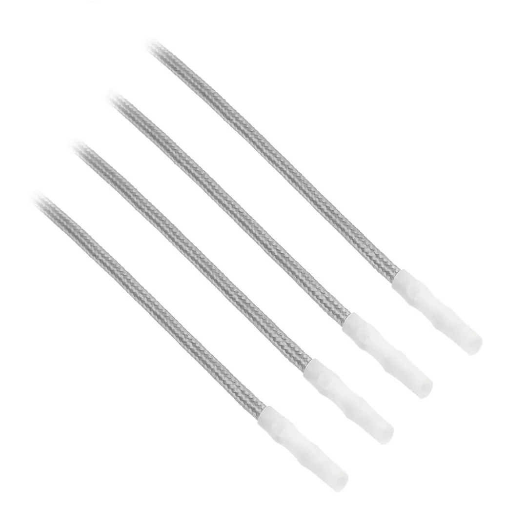 CableMod ModFlex sleeved wire zilver 20cm 4-pack
