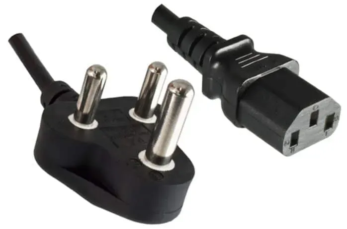 Microconnect Type D C13 stroomkabel 1,8m India