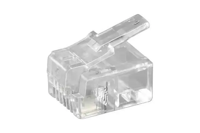 MicroConnect RJ11 6P4C telefoonstekker 10 stuks zelf monteren