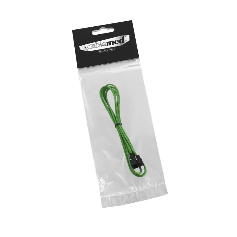 CableMod ModFlex 3-pin fan verlengkabel 60cm groen