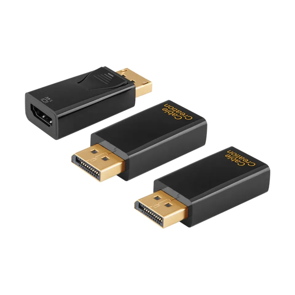 CableCreation DP naar HDMI adapter 4K 3-pack