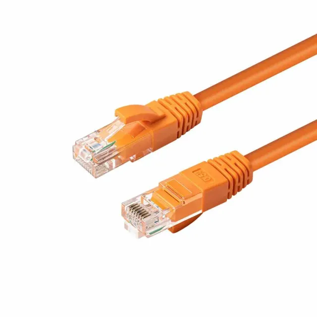 Microconnect CAT6 U/UTP netwerkkabel 0,3m oranje