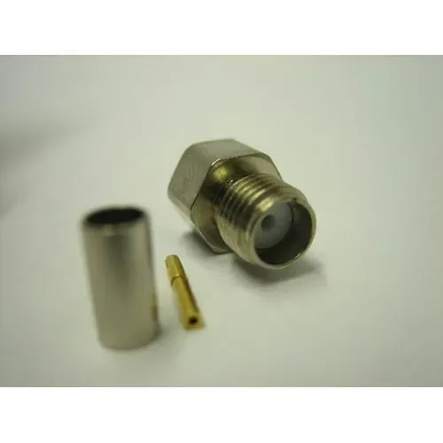 T.E.G. SMA female krimp soldeer connector RG174