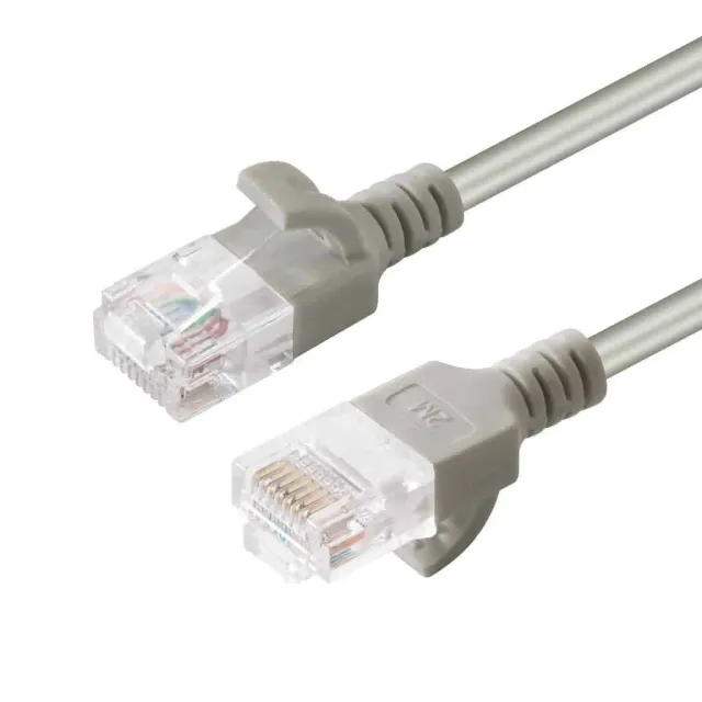 Microconnect CAT6 U/UTP slim netwerkkabel 20m grijs