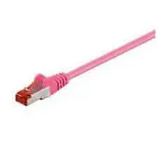 Microconnect CAT6 netwerkkabel 1,5m roze afgeschermd