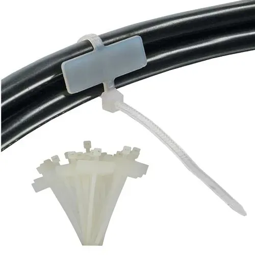 T.E.G. kabelbinder met markeerlabel 100x2,5 mm