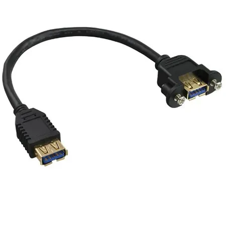 T.E.G. USB 3.0 A female chassis connector