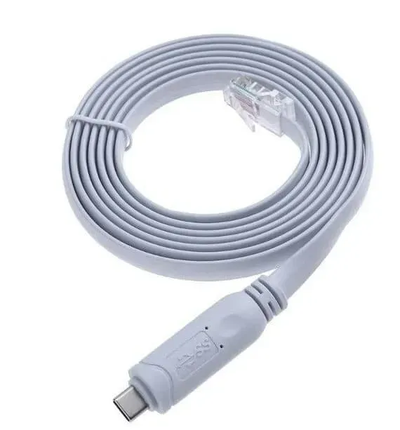 Microconnect USB-C RJ45 console kabel voor router en switch
