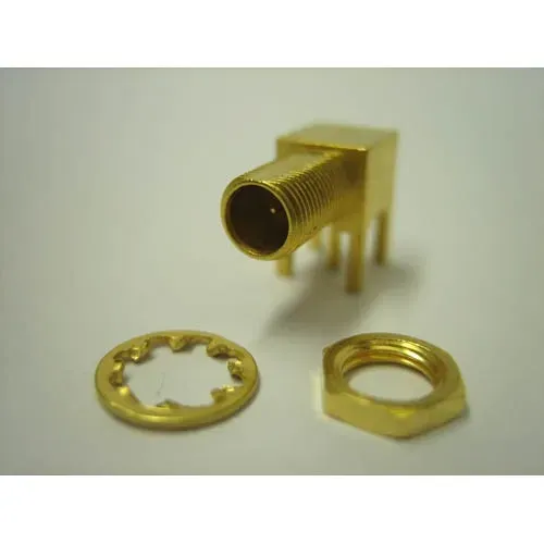 T.E.G. MCX chassisdeel reverse male 50 ohm 6GHz