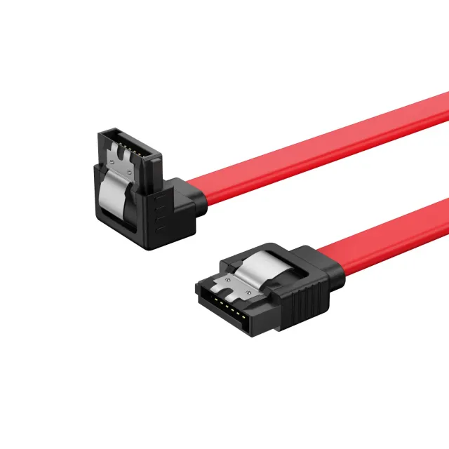 CableCreation SATA III kabel 18cm haaks 2-pack