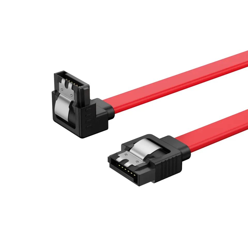 CableCreation SATA III kabel 18cm haaks 2-pack