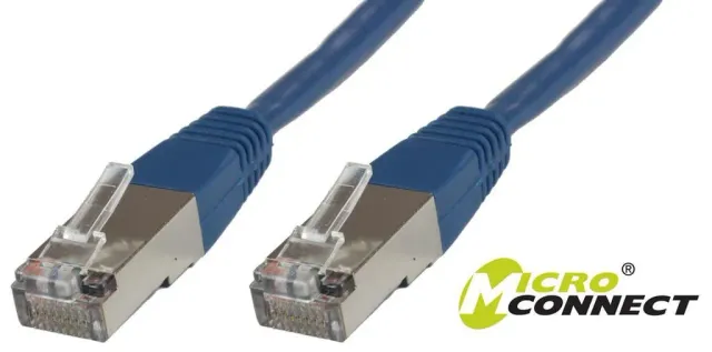 Microconnect CAT6 F/UTP netwerkkabel 15m blauw afgeschermd