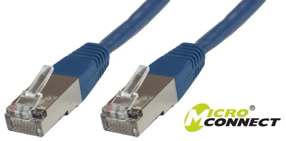 Microconnect CAT6 F/UTP netwerkkabel 15m blauw afgeschermd