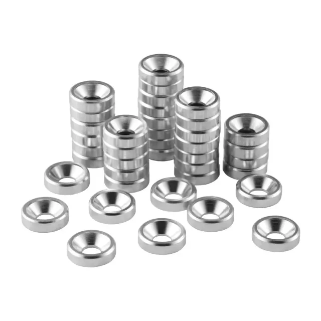 CableMod Anodized Aluminum M3.5 ringen zilver 40-pack aluminium