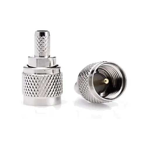 T.E.G. SMA crimp stekker female voor RG174 kabel