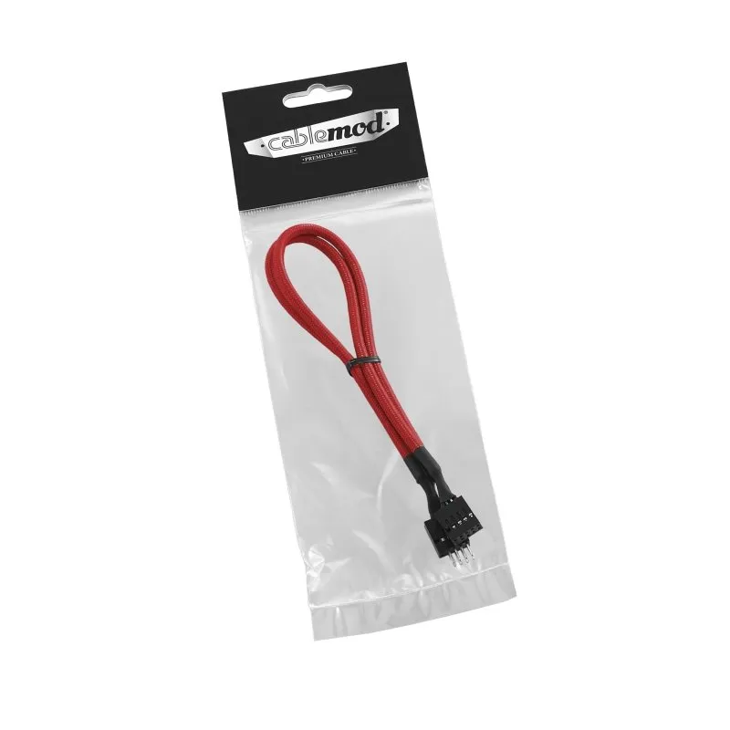 CableMod ModFlex Internal USB verlengkabel 30cm rood