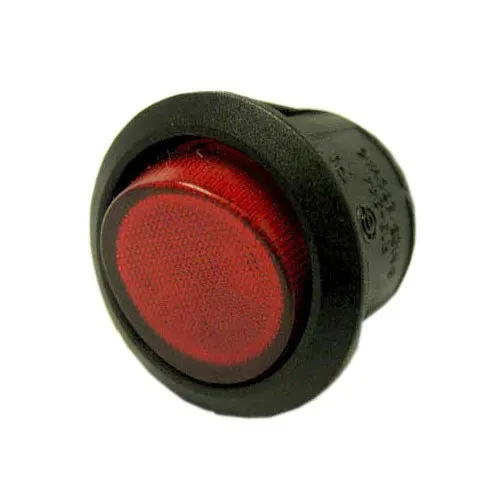 T.E.G. wipschakelaar inbouw 2x aan/uit rood