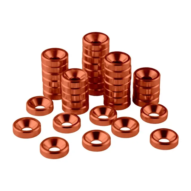 CableMod M3.5 aluminium ringen oranje 40 stuks geanodiseerd