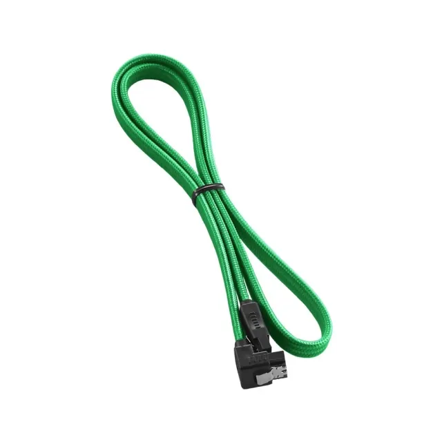 CableMod ModFlex SATA 3 kabel haaks 60cm groen