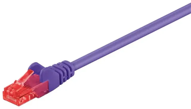 Microconnect CAT6 netwerkkabel U/UTP 0,25m paars