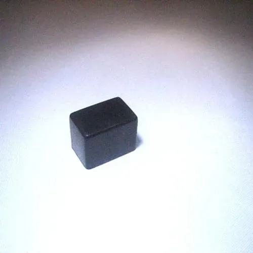 T.E.G. 15x10x12 schuifknop zwart kunststof
