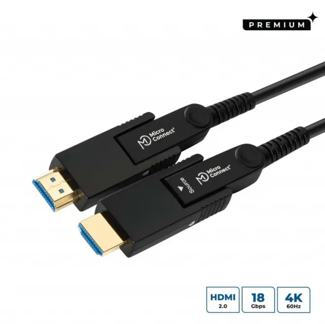 Microconnect Premium HDMI micro kabel 20m 4K zwart