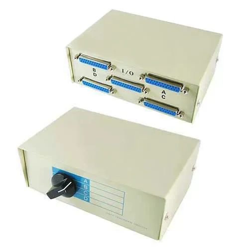 T.E.G. parallel switch 1 naar 4 Sub-D 25-p female
