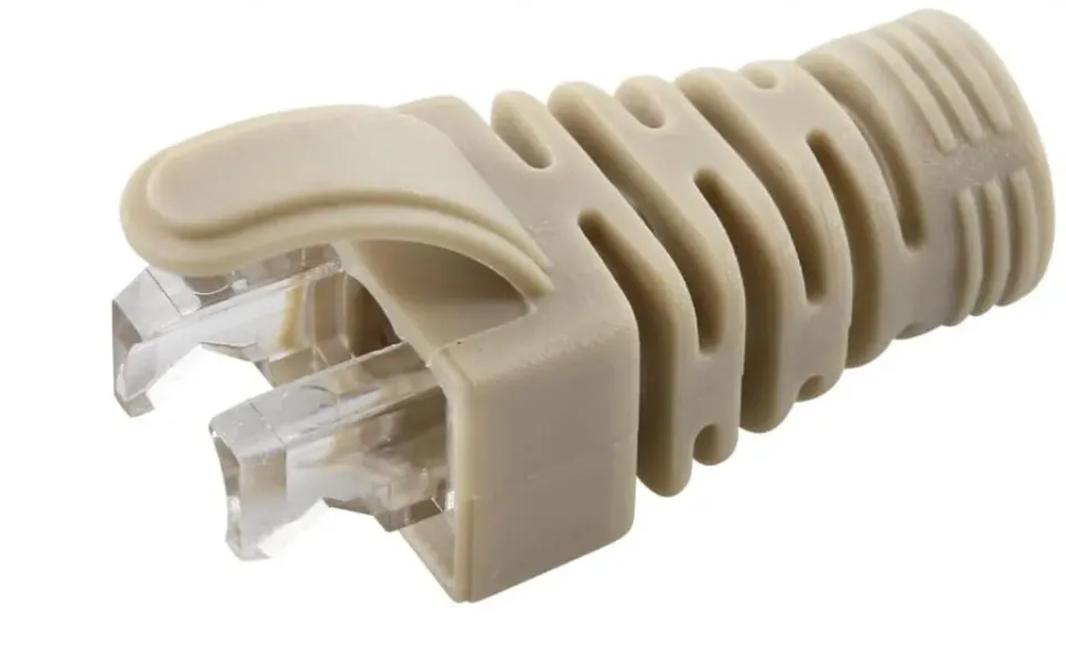 MicroConnect kabeltule Cat6 grijs 100 stuks 6,5 mm