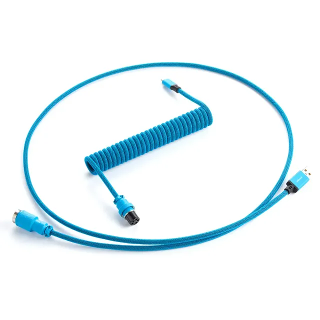 CableMod Pro Coiled keyboard kabel 150cm USB-A micro spectrum blue