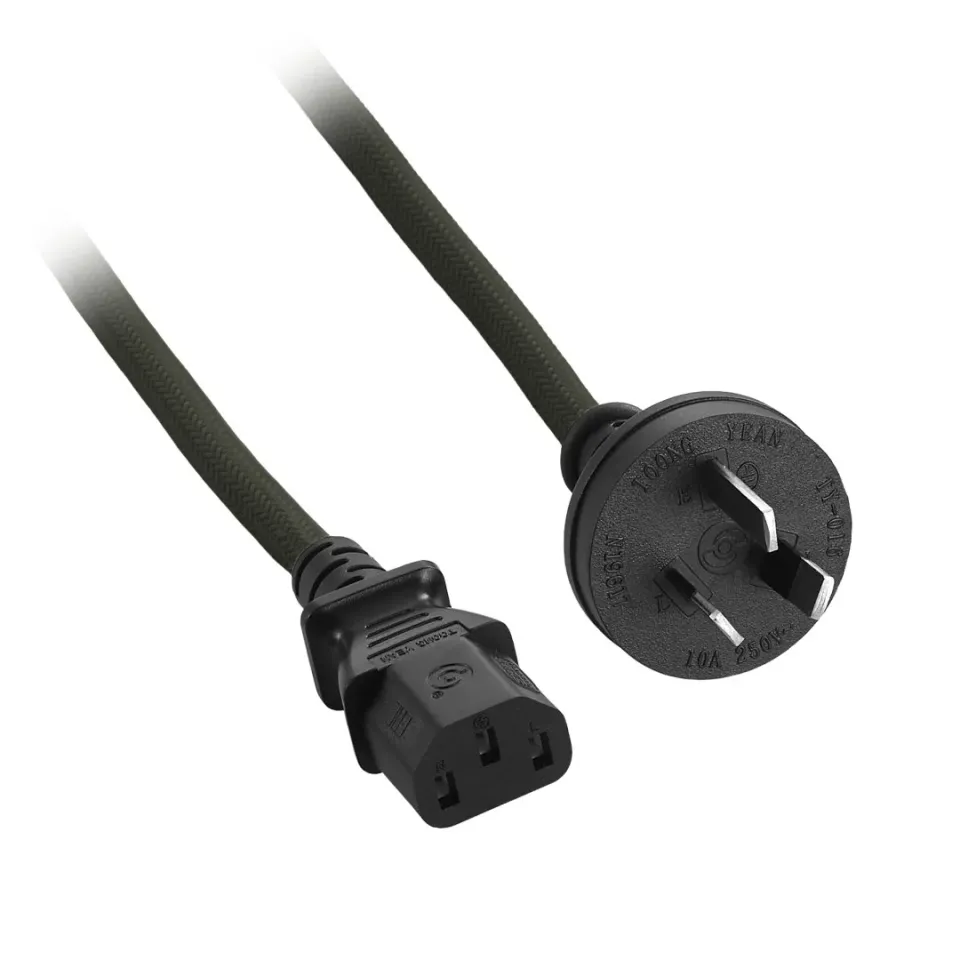 CableMod ModMesh C13 stroomkabel 2m grijs AU koper
