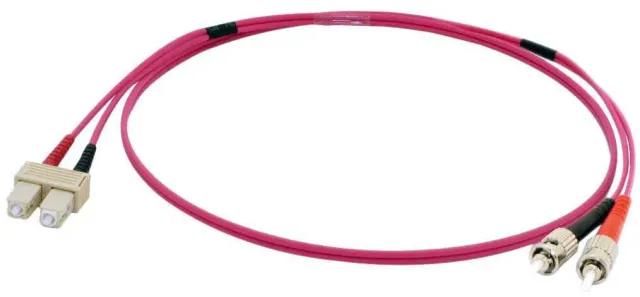 Microconnect OM4 glasvezelkabel ST-SC 0,5m multimode
