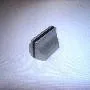 T.E.G. schuifknop grijs 17x12x12 met streep