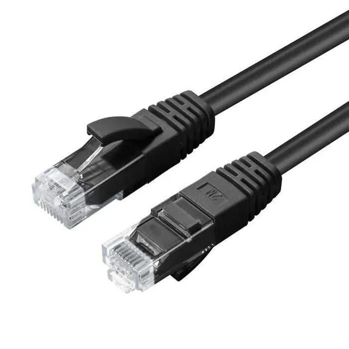 Microconnect CAT5e U/UTP netwerkkabel 2m zwart soepel