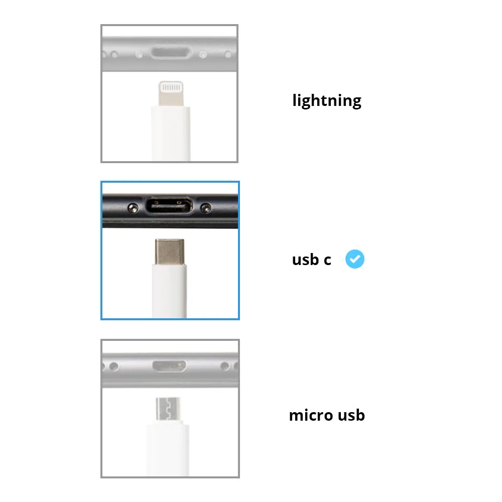 Apple Lightning naar USB-C kabel 1 meter snelladen