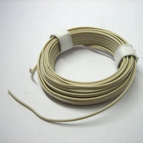 T.E.G. H0 tweelinglitze wit 5 m 2x0,08 mm2