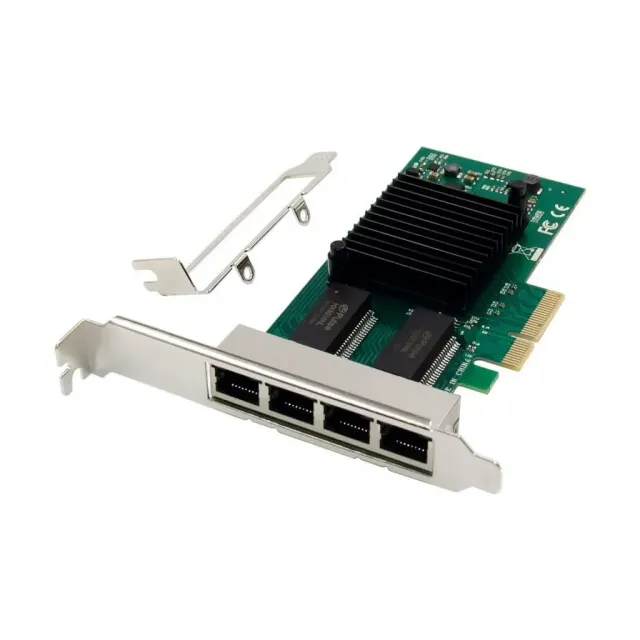 Microconnect I350-T4 PCIe netwerkkaart quad RJ45 1GbE