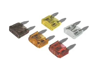 T.E.G. 10A mini autozekering plat klein per stuk