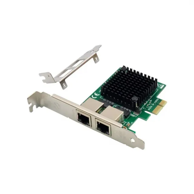 Microconnect 82571 netwerkkaart PCIe Dual-RJ45